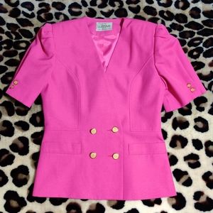 ☯️ VTG Barbie Pink Suit Blazer